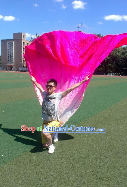 Traditional Chinese Fans Oriental Peony Flowers Large Folding Fan Folk Dance Cultural Yangko Dance Hand Fan