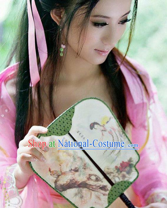 Traditional Chinese Crafts Beauty Fan China Palace Fan Imperial Consort Fans for Women