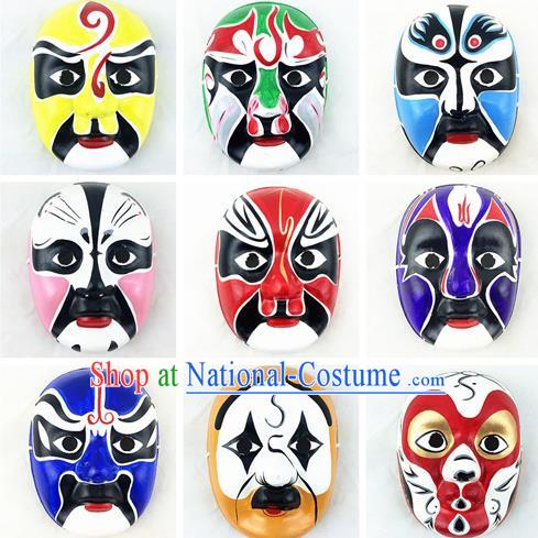 Asian Chinese Photography Film Props Traditional China Peking Opera Facial Makeup Beijing Opera Facial Masks