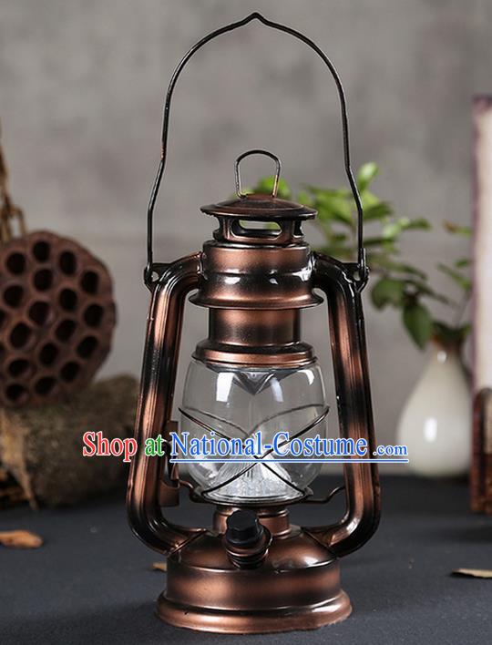 Asian Chinese Photography Film Props Traditional China Ancient Kerosene Lamp Barn Lantern