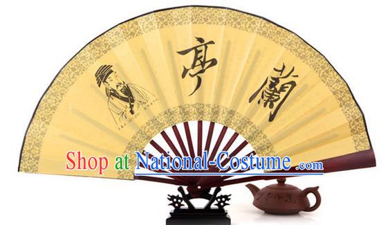 Traditional Chinese Crafts Beauty Folding Fan China Paper Fan Imperial Consort Fans for Women