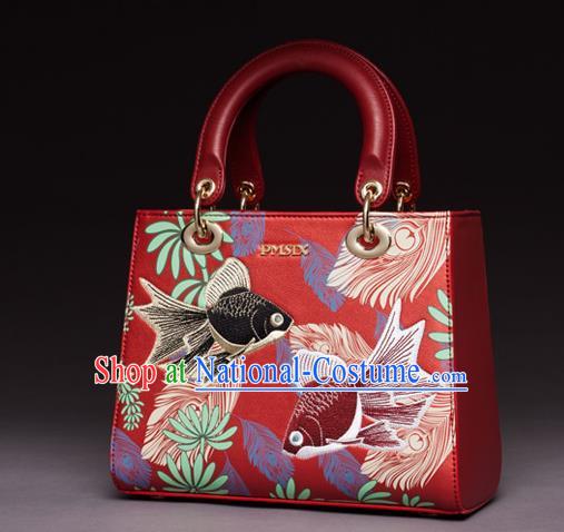 Traditional Handmade Chinese Style Element Embroidered Bags National Handbag Wallet Purse