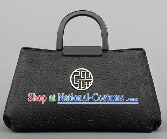 Traditional Handmade Asian Chinese Element Clutch Bags Shoulder Bag National Knurling Blue Handbag for Women