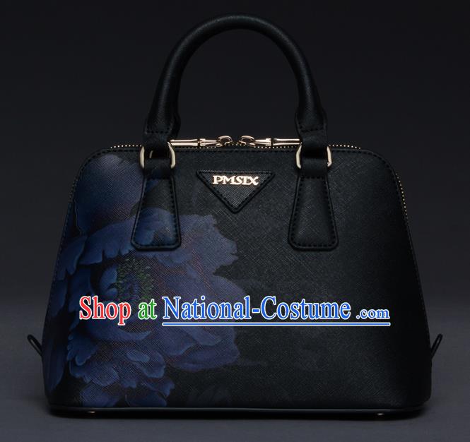 Traditional Handmade Asian Chinese Element Printing Messenger Bags Shoulder Bag National Evening Dress Handbag for Women