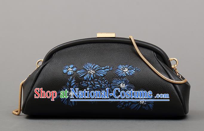 Traditional Handmade Asian Chinese Element Clutch Bags Shoulder Bag National Embroidery Evening Dress Handbag for Women