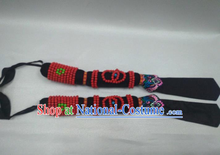 Traditional Handmade Chinese Mongol Nationality Handmade Chain Hammer, China Mongols Mongolian Minority Nationality Hair Accessories Headwear for Women