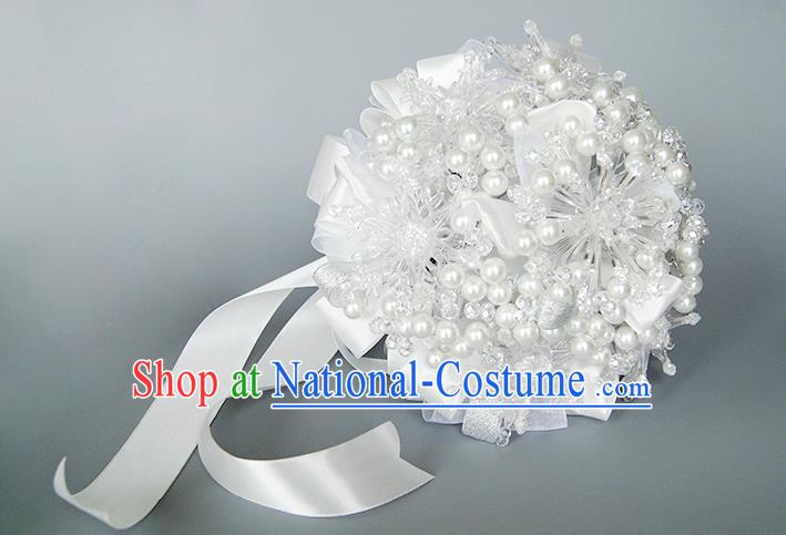 Top Grade Classical Wedding Silk Flowers Bride Emulational Wrist Flowers Bridesmaid Bracelet Flowers