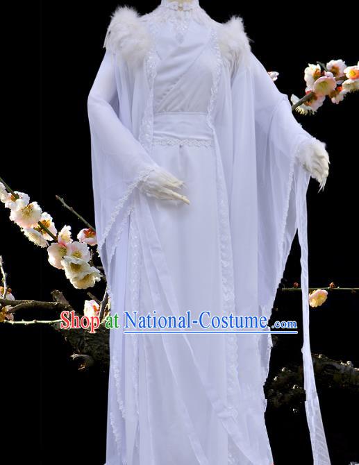 Chinese Ancient Cosplay Costumes Chinese Traditional Embroidered Clothes Ancient Chinese Cosplay Swordsman Knight Costume