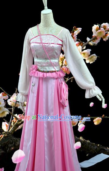 Chinese Ancient Cosplay Costumes Chinese Traditional Embroidered Clothes Ancient Chinese Cosplay Swordsman Knight Costume