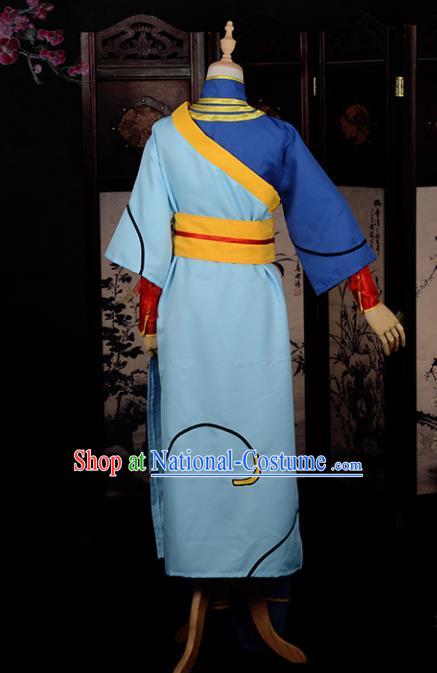 Chinese Ancient Cosplay Costumes Chinese Traditional Embroidered Clothes Ancient Chinese Cosplay Swordsman Knight Costume