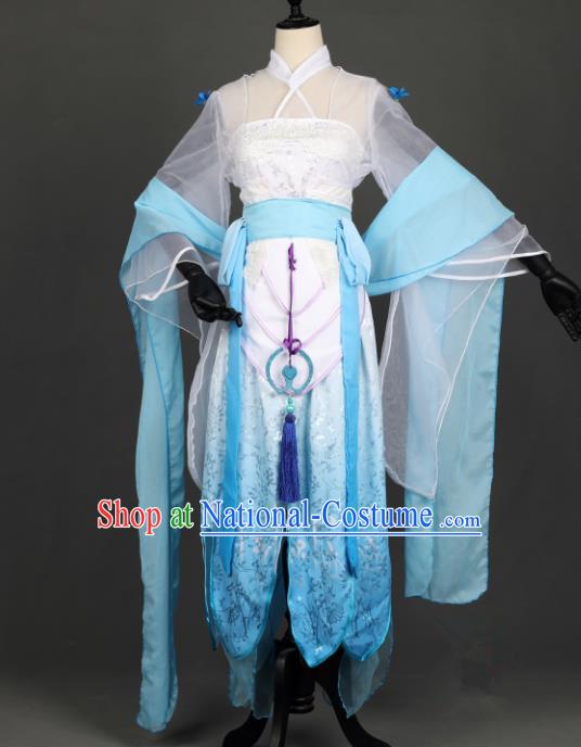 Chinese Ancient Cosplay Costumes Chinese Traditional Embroidered Clothes Ancient Chinese Cosplay Swordsman Knight Costume