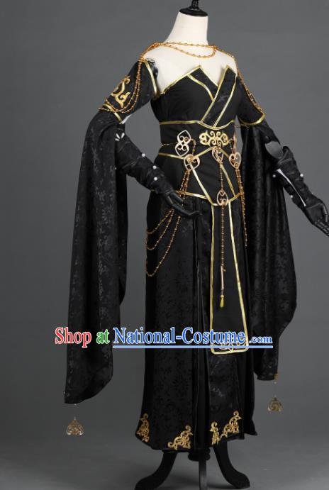 Chinese Ancient Cosplay Costumes Chinese Traditional Embroidered Clothes Ancient Chinese Cosplay Swordsman Knight Costume