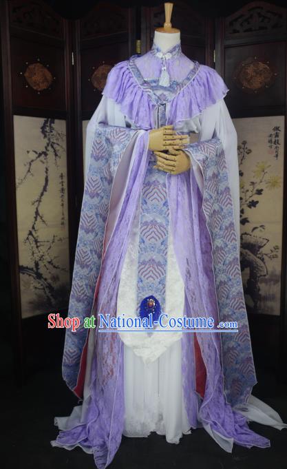 Chinese Ancient Cosplay Costumes Chinese Traditional Embroidered Clothes Ancient Chinese Cosplay Swordsman Knight Costume