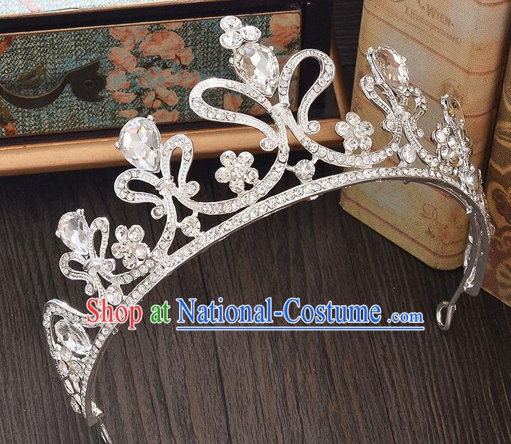 Top Grade Handmade Hair Accessories Baroque Style Wedding Crystal Royal Crown, Bride Princess Hair Kether Jewellery Imperial Crown for Women