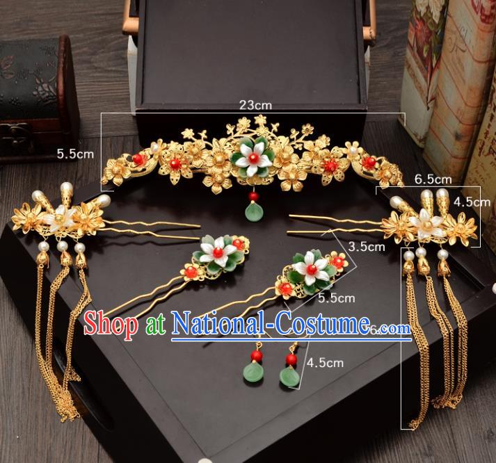 Chinese Ancient Style Hair Jewelry Accessories Hairpins Headwear Headdress Hair Fascinators for Women