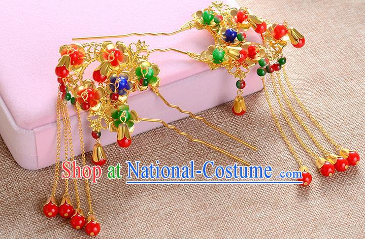 Chinese Ancient Style Hair Jewelry Accessories Hairpins Headwear Headdress Hair Fascinators for Women