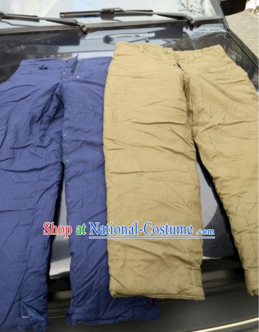 Traditional Chinese Classical Style Handmade Old Pants