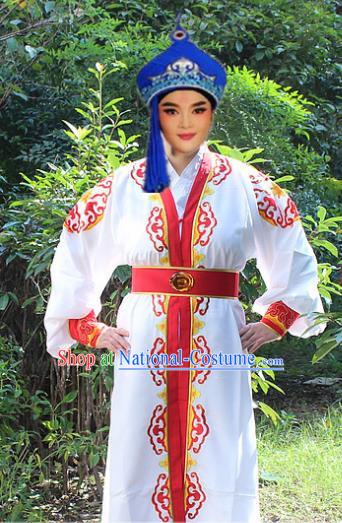 Traditional China Beijing Opera Niche Costume Young Men Robe, Ancient Chinese Peking Opera Prince Clothing