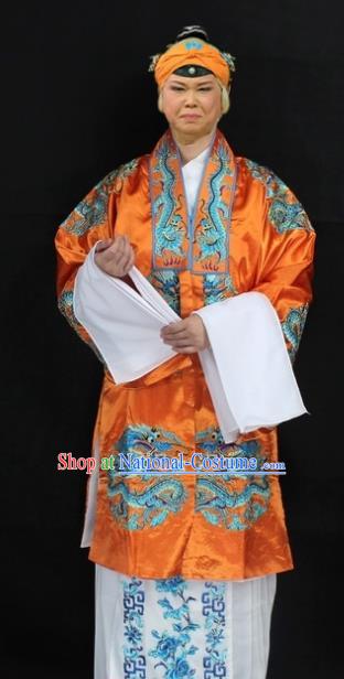 Traditional China Beijing Opera Old Women Costume Empress Dowager Embroidered Cape, Ancient Chinese Peking Opera Pantaloon Embroidery Dress Clothing