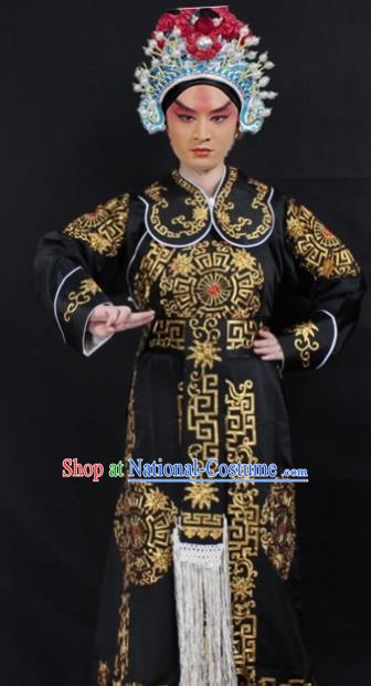 Traditional China Beijing Opera Costume Takefu Embroidered Robe, Ancient Chinese Peking Opera Martial Role Embroidery Clothing