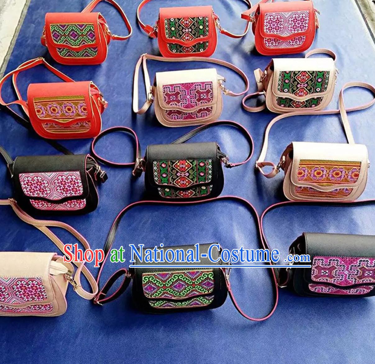 Traditional Handmade Hmong Women Hmoob Minority Bags Miao Ethnic Bag Handbag