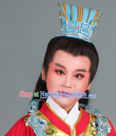 Traditional China Beijing Opera Young Men Hair Accessories Headwear, Ancient Chinese Peking Opera Niche Tuinga