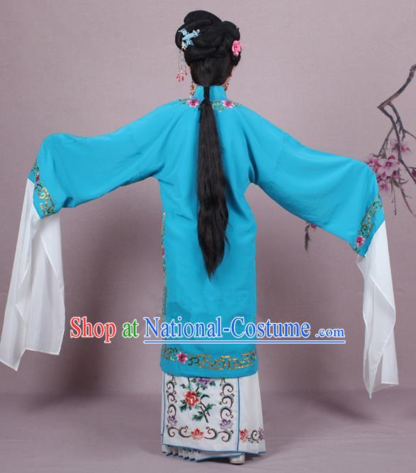 Traditional China Beijing Opera Niche Costume Gifted Scholar Embroidered Robe and Hat Ancient Chinese Peking Opera Embroidery Clothing