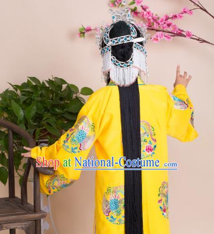 Traditional China Beijing Opera Niche Costume Gifted Scholar Embroidered Robe and Hat Ancient Chinese Peking Opera Embroidery Clothing