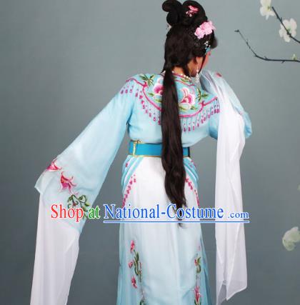 Traditional China Beijing Opera Niche Costume Gifted Scholar Embroidered Robe and Hat Ancient Chinese Peking Opera Embroidery Clothing