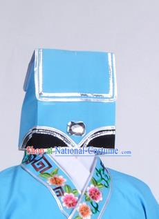 Top Grade Professional Beijing Opera Niche Costume Scholar Hair Accessories Headwear, Traditional Ancient Chinese Peking Opera Young Men Hat