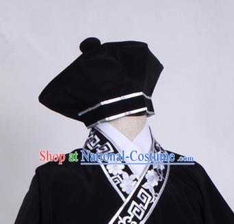 Top Grade Professional Beijing Opera Niche Costume Scholar Hair Accessories Headwear, Traditional Ancient Chinese Peking Opera Takefu Hat