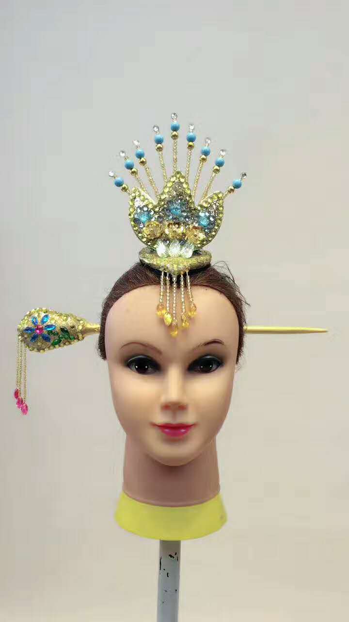 Professional Stage Performance Korean Hat Made to Order Custom Tailored Head Wear Classical Headpieces Hair Accessories