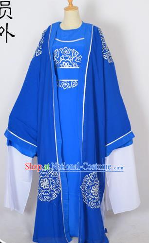 Traditional Chinese Professional Peking Opera Shaoxing Opera Old Men Costume, China Beijing Opera Clothing Long Robe Dress