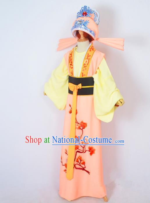 Traditional Chinese Professional Peking Opera Nobility Childe Costume and Complete Set, China Beijing Opera Shaoxing Opera Embroidery Prince Robe Clothing