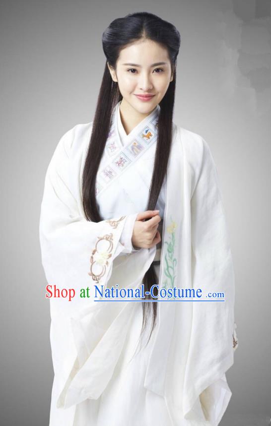 Traditional Chinese Song Dynasty Princess Costume and Headpiece Complete Set, China Ancient Infanta Hanfu Dress Clothing for Women