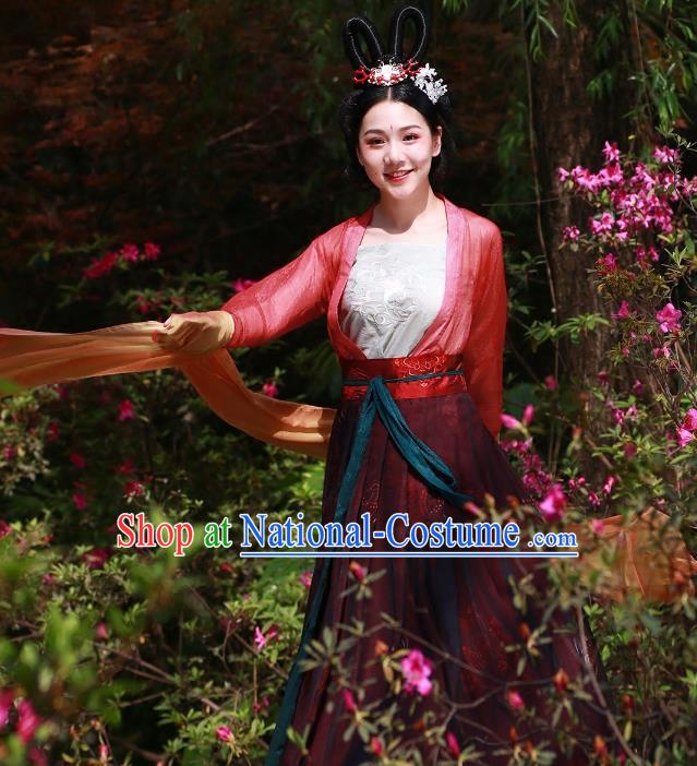 Ancient Chinese Costume Chinese Style Wedding Dress Tang Dynasty princess Clothing