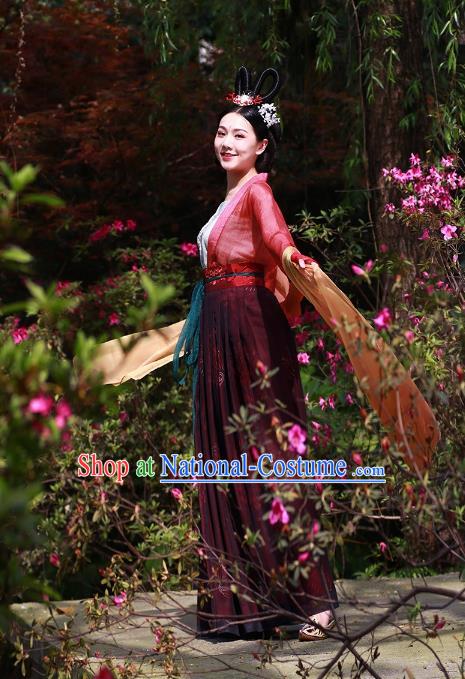 Ancient Chinese Costume Chinese Style Wedding Dress Tang Dynasty princess Clothing