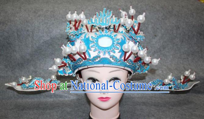 Traditional Handmade Chinese Ancient Classical Hair Accessories Peking Opera Niche Hat, China Beijing Opera Lang Scholar Headwear