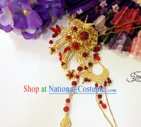 Traditional Handmade Chinese Ancient Classical Hair Accessories Tassel Hairpin, Hanfu Hair Jewellery Hair Fascinators Hairpins for Women