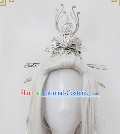 Traditional Handmade Chinese Ancient Classical Hair Accessories Swordsman Tuinga, Hair Jewellery Hair Fascinators for Men