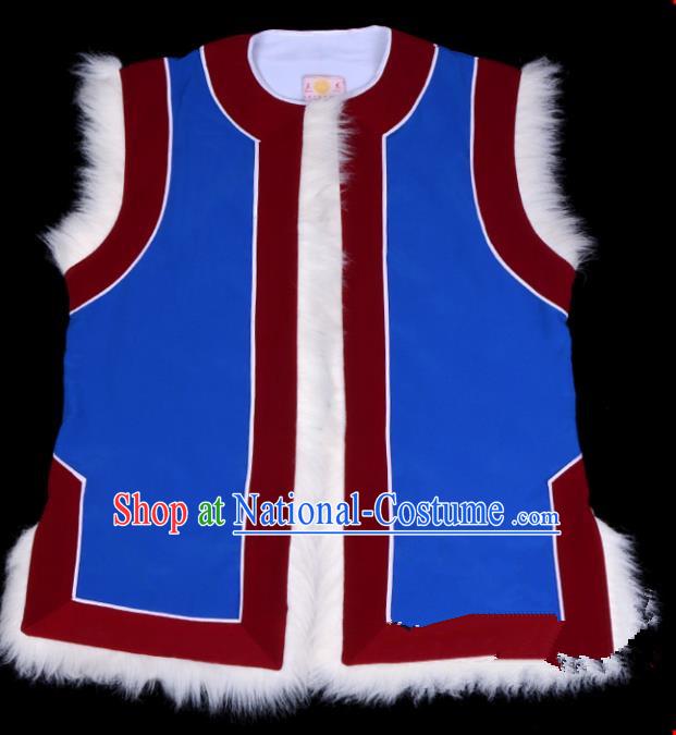 Top Grade Professional Beijing Opera Old Men Costume Landlord Vest, Traditional Ancient Chinese Peking Opera Waistcoat Clothing