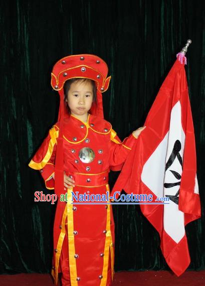 Traditional Beijing Opera Swordplay Embroidered Costume Female General Red Dress, Ancient Chinese Peking Opera Blues Embroidery Clothing