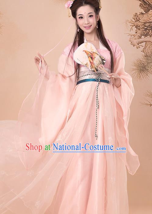 Traditional Chinese Han Dynasty Princess Costume Fairy Elegant Hanfu, Clothing Chinese Ancient Palace Lady Dress Clothing