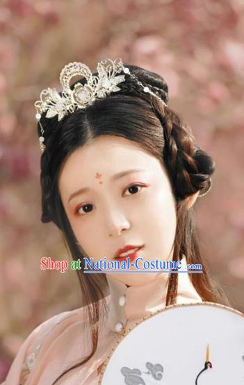 Traditional Ancient Chinese Imperial Consort Hair Accessories, Chinese Han Dynasty Princess Hairpins Headwear for Women