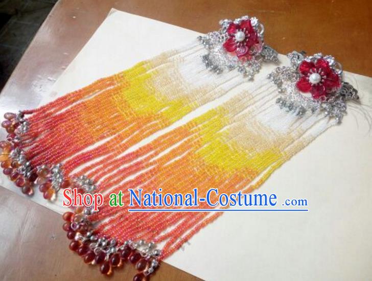 Chinese Ancient Style Hair Jewelry Accessories Xiuhe Suit Hairpins Headwear Headdress Bride Hair Fascinators for Women