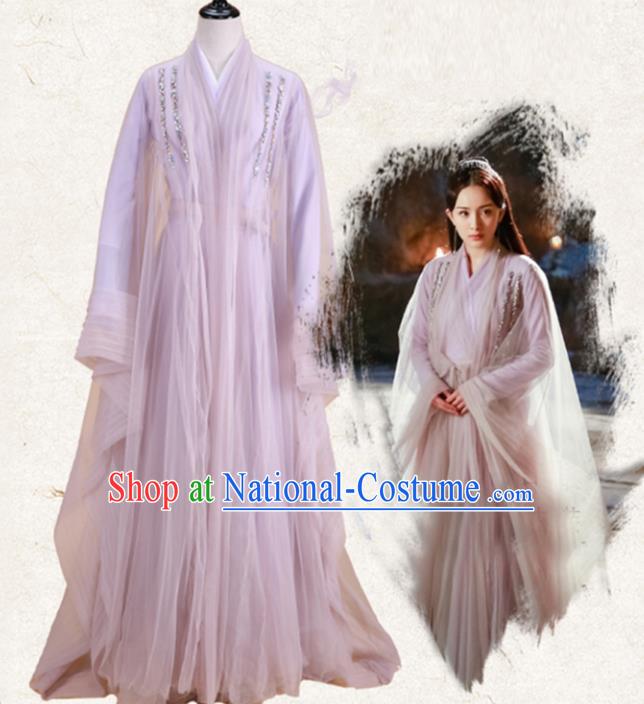 Traditional Ancient Chinese Ten great III of peach blossom Fairy Costume, Elegant Hanfu Clothing Chinese Han Dynasty Imperial Princess Dress Clothing for Women