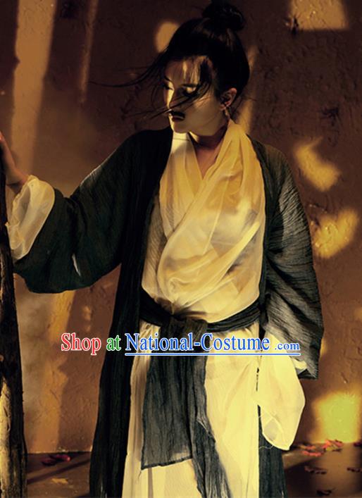 Traditional Chinese Ancient Swordsman Costume, Chinese Ancient Kawaler Clothing for Men