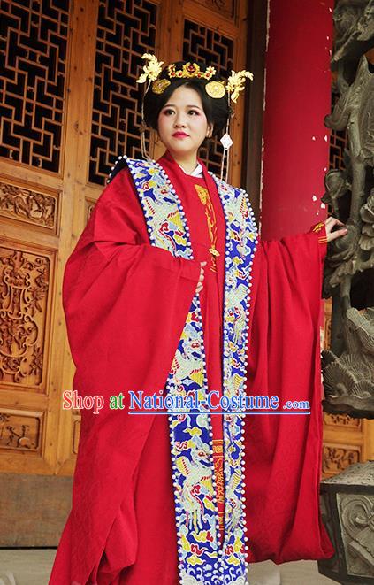 Ancient Chinese Costume Chinese Style Wedding Dress Tang Dynasty hanfu princess wedding Clothing