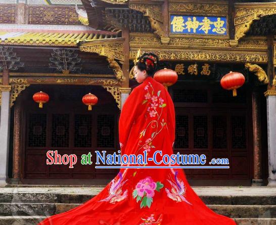 Ancient Chinese Costume Chinese Style Wedding Dress Tang Dynasty hanfu princess wedding Clothing