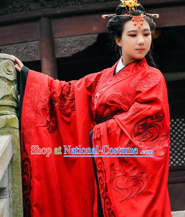 Ancient Chinese Costume Chinese Style Wedding Dress Tang Dynasty hanfu princess wedding Clothing